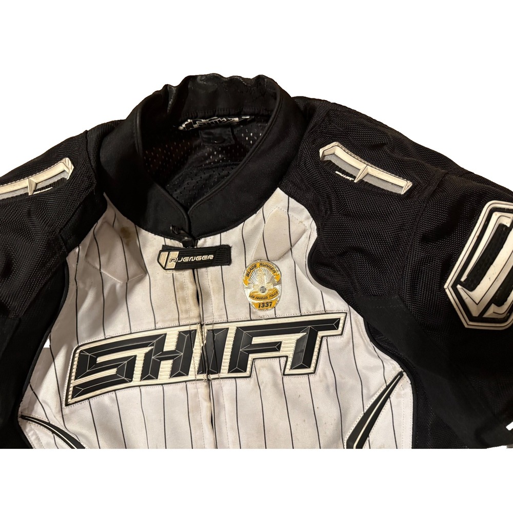 SHIFT Rise Against Motorcycle Riding Padded Jacket Sporty SZ Medium Adjustable - Picture 15 of 16